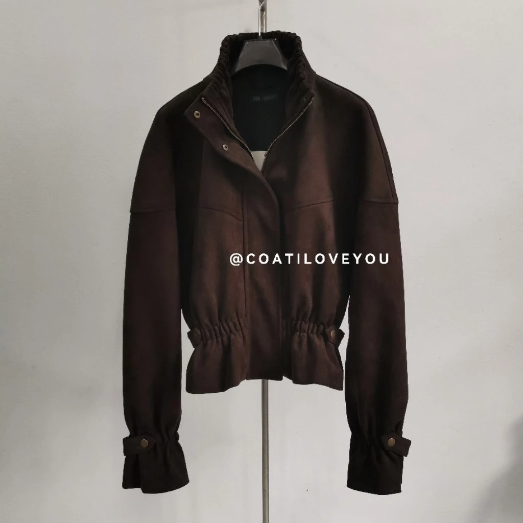 ZARA FAUX SUEDE JACKET