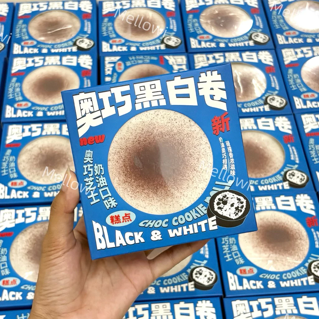 สกุชชี่คุกกี้โอริโอ้ Hachimi 【 แบรนด์แท้ 】 Black & White Squishy เนื้อนุ่มบีบหนึบ คืนตัวช้า ของเล่นคลายเครียด พร้อมกล่อง