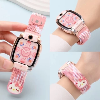 【เคส+สายลายเดียวกัน】สายนาฬิกา สำหรับ imoo Z1 Z3 Z7 X10 สายซิลิโคน ไอมู่ ไอโม่ สำหรับ X10/Z7/Z3/Z1 สายการ์ตูนน่ารัก