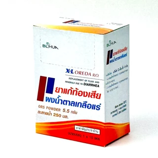 X-L Oreda R.O. ORS Powder 5.5g [กล่อง 10 ซอง] ยาแก้ท้องเสีย ผงน้ำตาลเกลือแร่ BL HUA ออรีด้า
