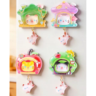 (ย110) โมเดลแม่เหล็ก : Meow Meow Refrigerator Magnet Little เปิดไฟได้