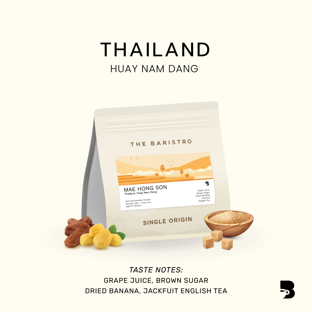 เมล็ดกาแฟ คั่วอ่อน - Thailand Huay Nam Dang