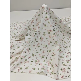 ผ้าไหมอิตาลี เนื้อนิ่มมาก ลายพลอยไพลิน หน้ากว้าง 152 cm #ผ้าเมตร #ผ้าหลา #ผ้าลายดอก