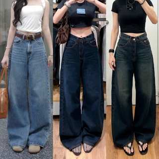 กางเกงยีนส์ขากระบอกใหญ่ รุ่น Balance Jeans