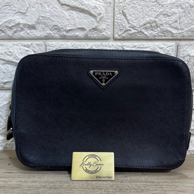 กระเป๋าคลัช Prada มือสอง ของแท้100% made in Italy