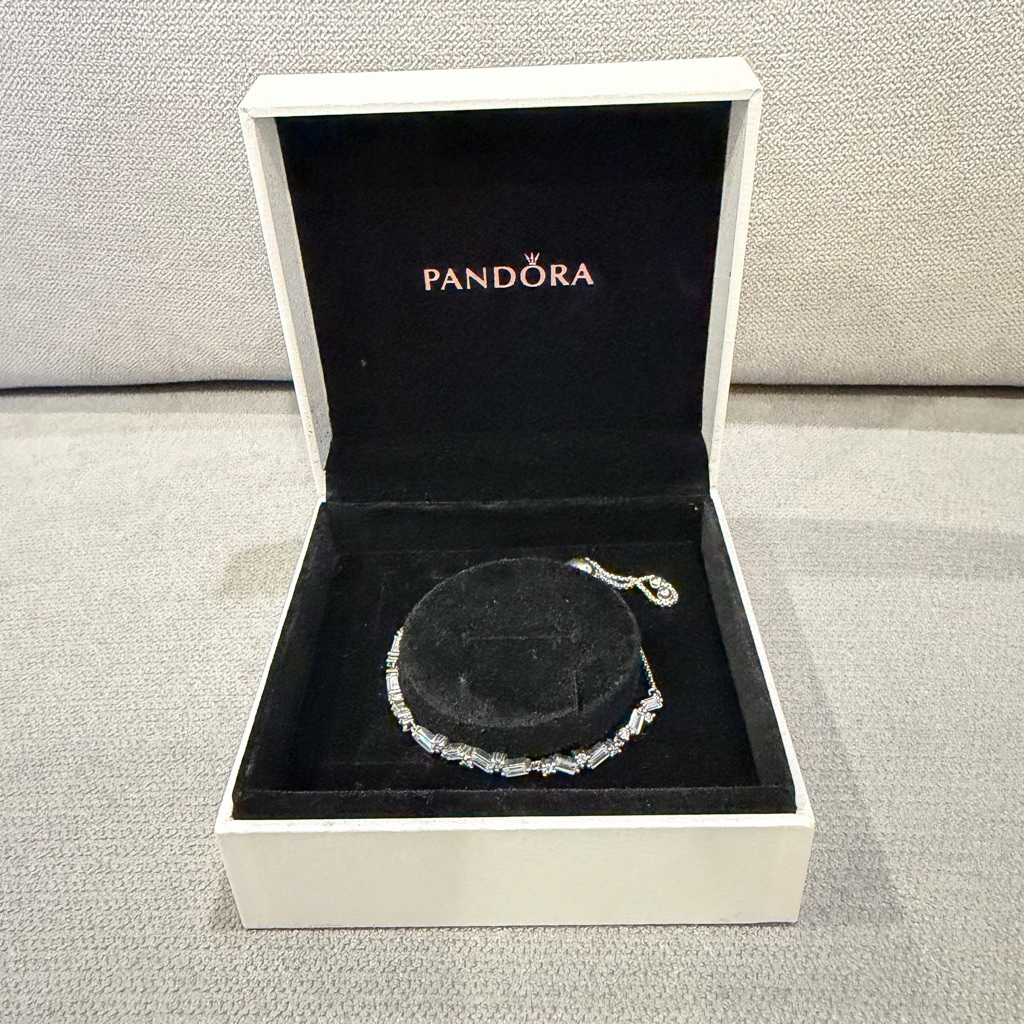 Pandora Sparkling Slide Blacelet (สร้อยข้อมือ Pandora) 💯