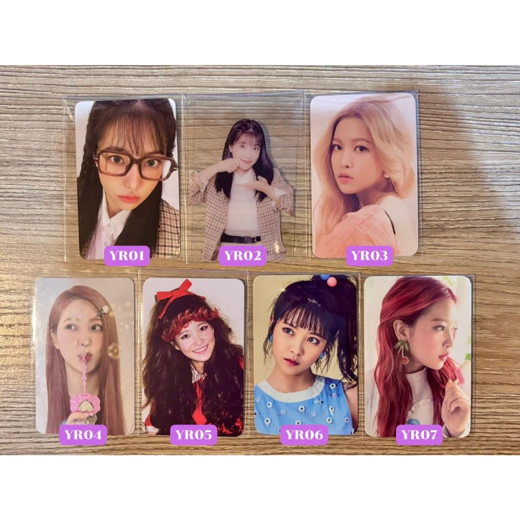 (พร้อมส่ง) การ์ด Red Velvet Wendy เยริ ของแท้ 💯%