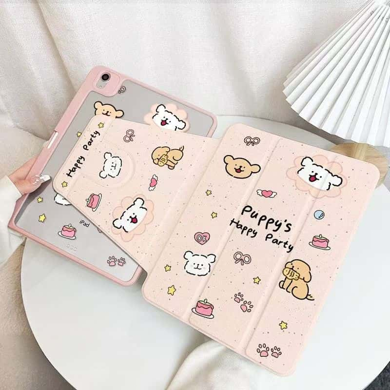 เคส iPad หมุนได้ 360 องศา วัสดุอะคริลิค แข็งแรง มีช่องเสียบปากกา สำหรับ Gen10/11 A16 Air4/5/6/7/8 Gen7/8/9 10.2 Pro11 20