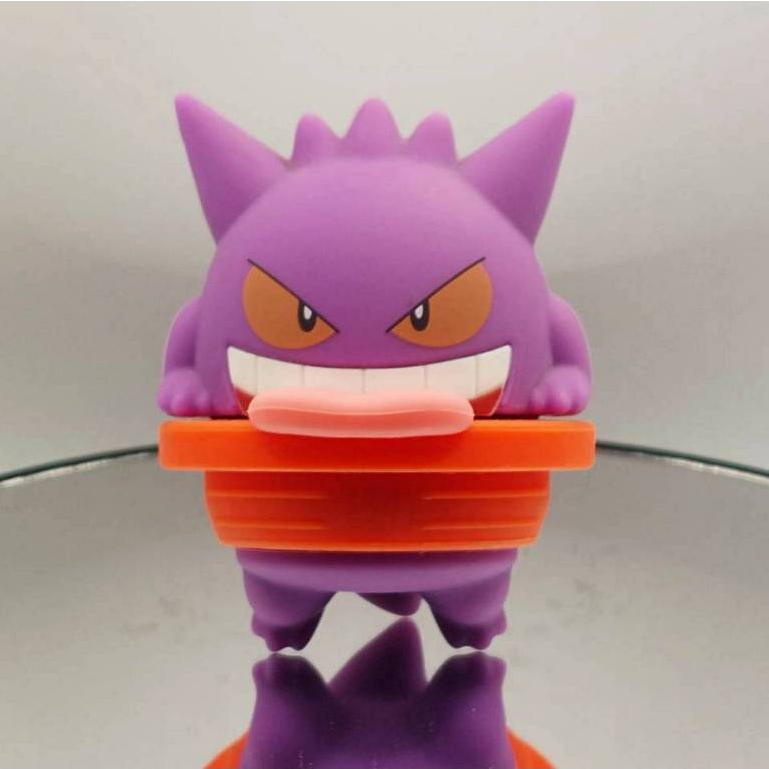 [ของแท้] [มือสอง] ฝาขวดโหล เก็งกา Pokemon Candy Bottle Gengar Gangar Figure Toman Toys