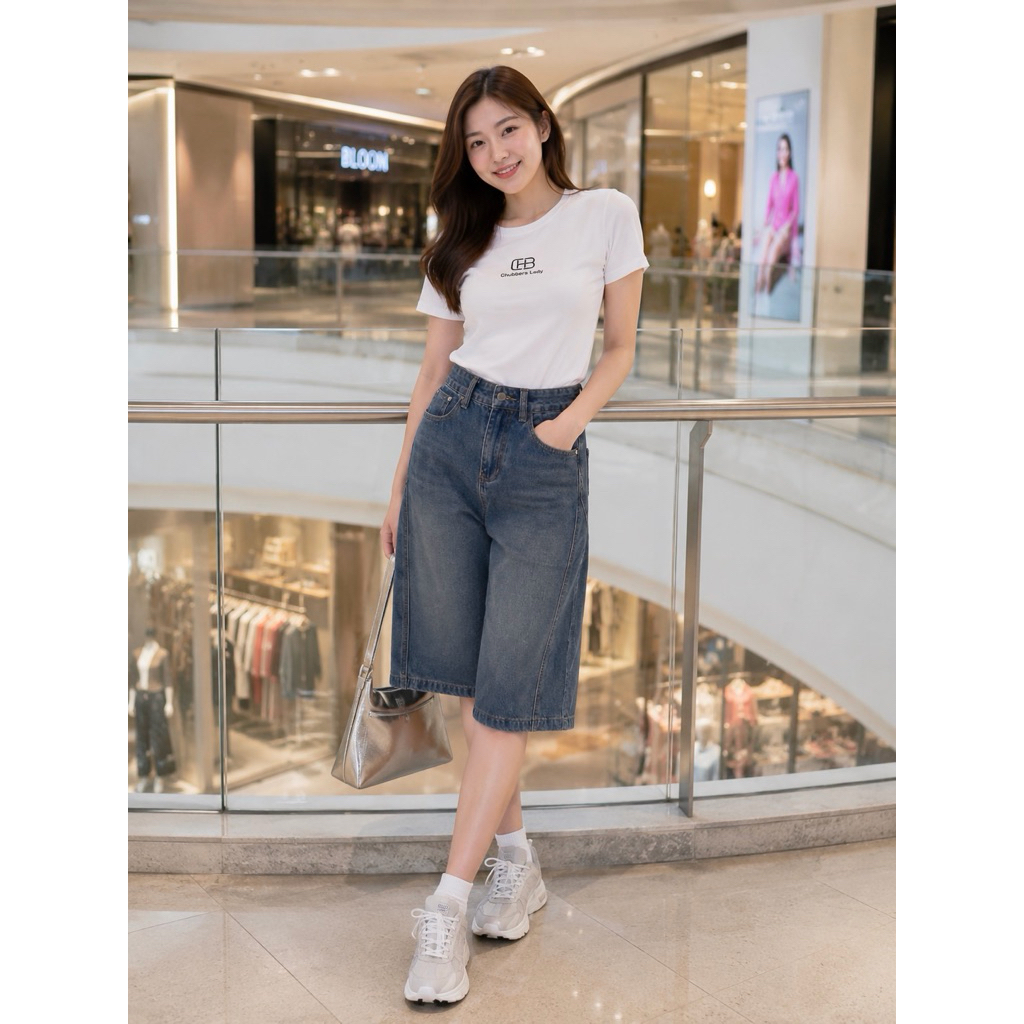 ยีนส์ทรงกระบอก 5 ส่วน รุ่นใหม่มาแล้ว! มีไซส์ S-6XL เอว 24-42