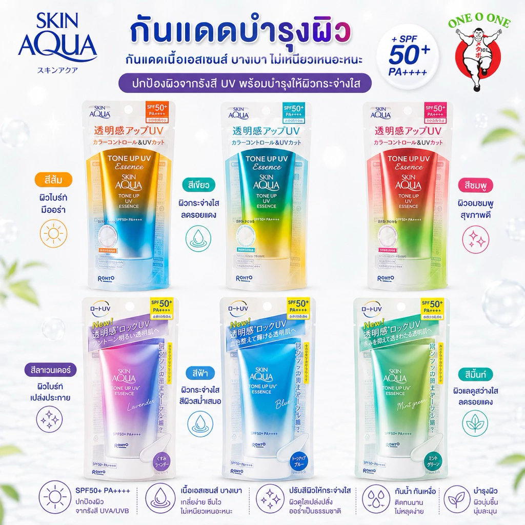 ครีมกันแดด Skin Aqua Tone Up UV Essence SPF 50+/PA++++
