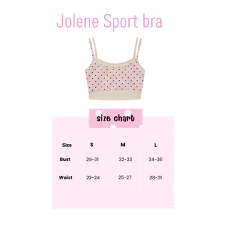 Polka candy set: ชุดเซ็ตสปอร์ตบราพร้อมฟองน้ำในตัว กางเกงขาม้าเก็บพุง