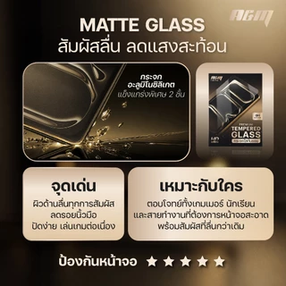 A&M ฟิล์มด้าน ฟิล์มกระจก iPad air8 gen11 gen12 กันลายนิ้วมือ pro11 2025 กันรอยขีดข่วน พรีเมี่ยมair 7 6 gen10 gen9 film
