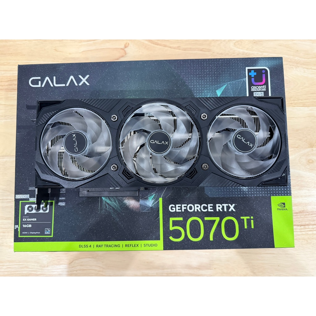 RTX 5070 TI - GALAX EX GAMER 1-CLICK OC BLACK 16GB GDDR7 การ์ดจอมือสอง ประกันศูนย์ไทย ใช้งานปกติ อาย