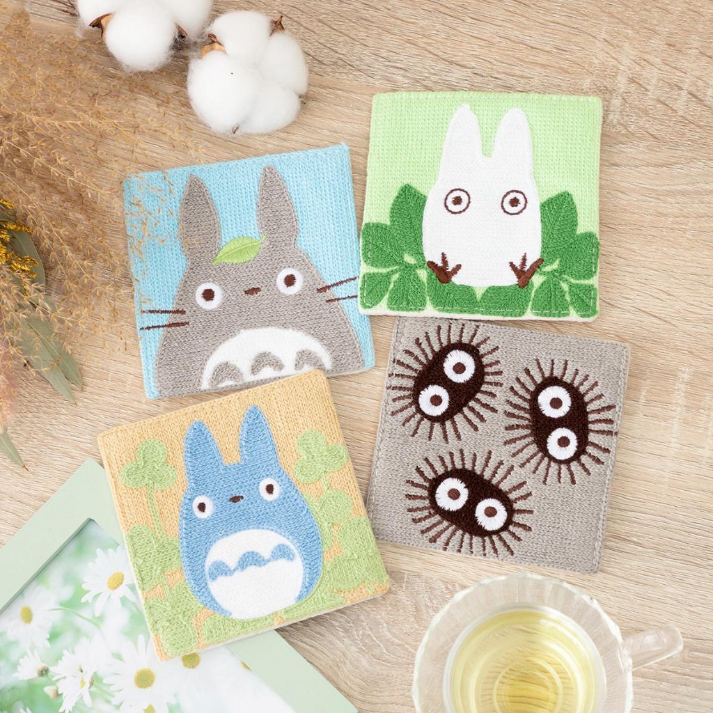 Ghibli Totoro ที่รองแก้ว ชุด 4 ชิ้น สินค้าญี่ปุ่น