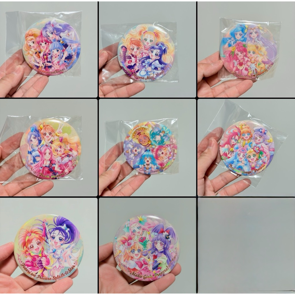 (งานแท้ สินค้ามือสองจากญี่ปุ่น) งานครบรอบ20ปี เข็มกลัด อนิเมะ พริตตี้เคียว พีเคียว Pretty Cure or Precure
