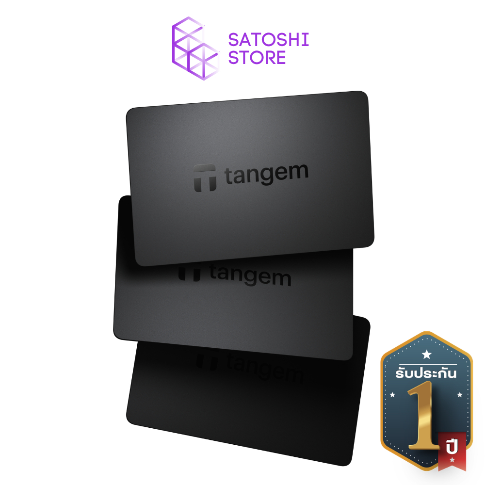 Tangem Wallet 3 Cards Set Hardware Wallet กระเป๋าคริปโต Cold Wallet Bitcoin ปลอดภัย ของแท้ ประกันศูน