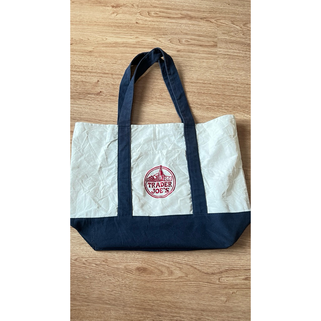 ส่งต่อ TRADER JOEs TOTE BAG ✅🇯🇵💯 Reg size