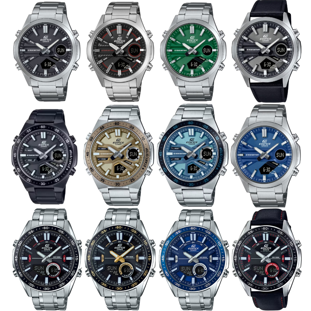 แท้ศูนย์ไทย New ยอดฮิต EFV-C120D CASIO EDIFICE  EFV-C110 EFV-C100D EFV-C120 46 มม ประกันศูนย์ 1ปี