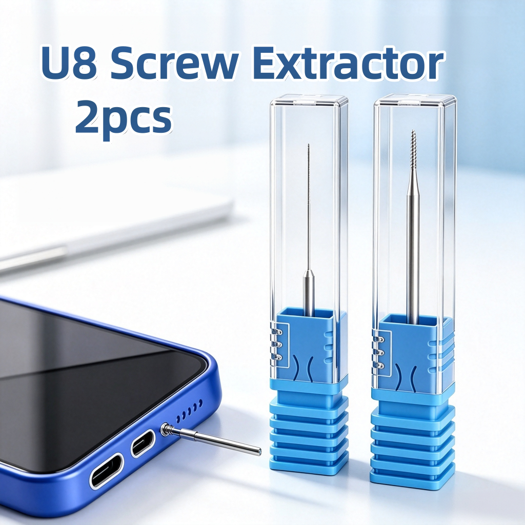 【ข้อเสนอที่ดีที่สุด】ดอกสว่านถอดสกรู รุ่น U8 เหมาะดึงสกรูเกลียวหลุด หัวสกรูเสียหาย อุปกรณ์ซ่อมแซมมือถือ ไม่ทำลายชิ้นงาน ค