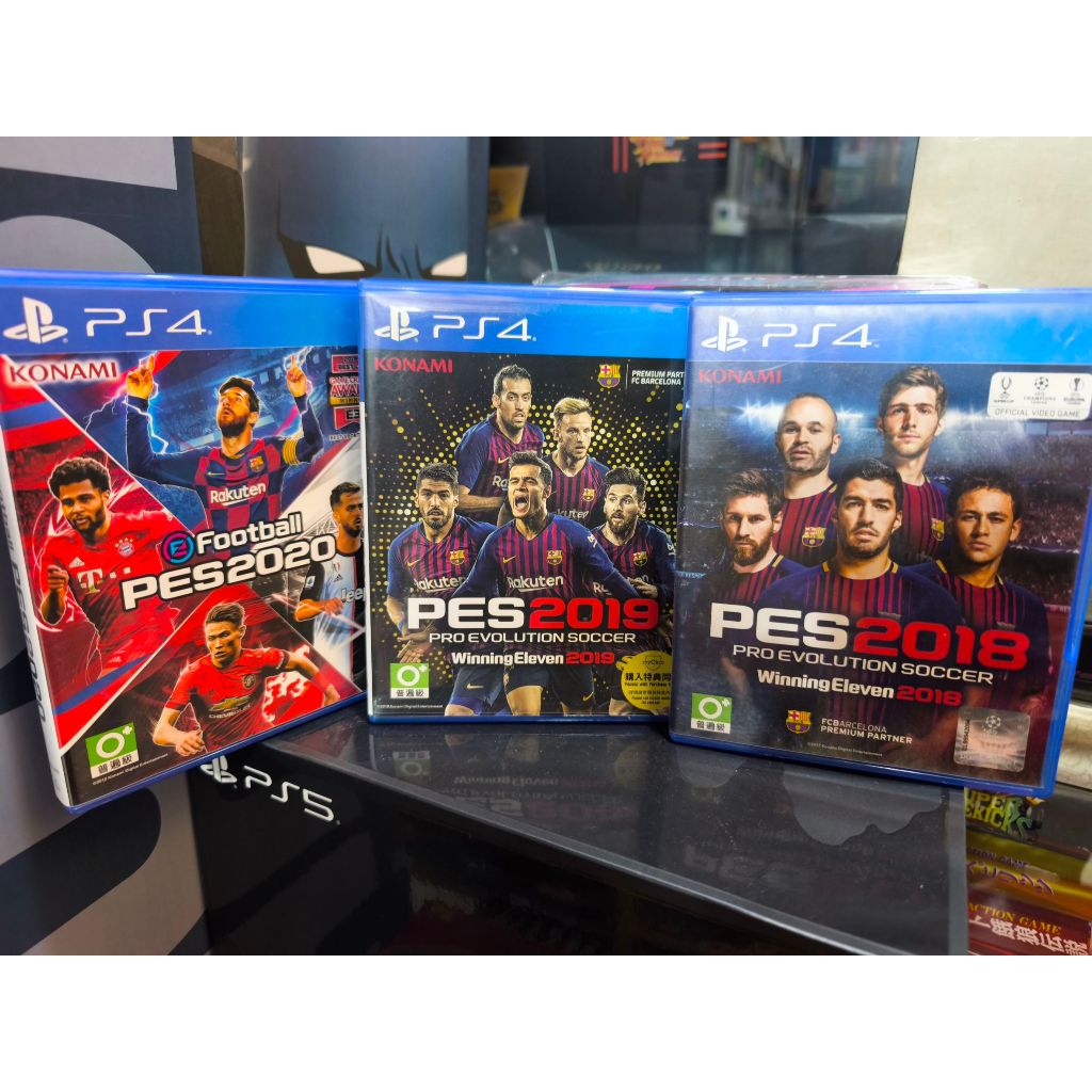 [แผ่นแท้ PS4] : PES (Pro Evolution Soccer) 2018 / 2019 / 2020 ⚽️ แผ่นแท้ มือสอง แผ่นใส สภาพสมบูรณ์ 🏆