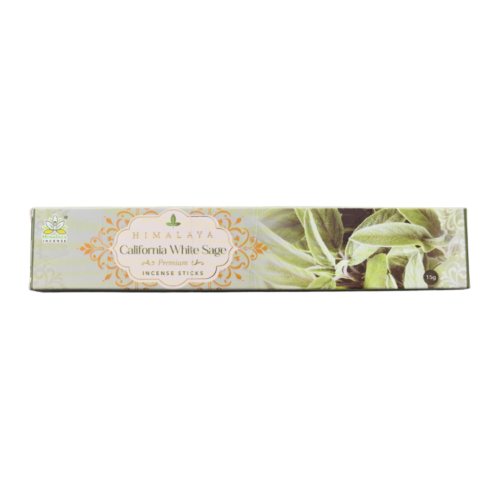 Premium Himalaya l California White Sage Indian Incense Stick 15g l Symbiosis l Incense Sticks