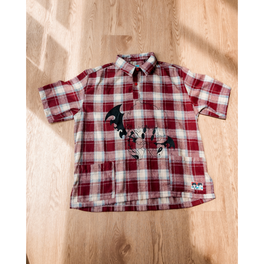 Knn.Five - เสื้อเชิ้ต Knn.Five 2026 Shirt (สีแดงสก็อต/พี่เพลิง)