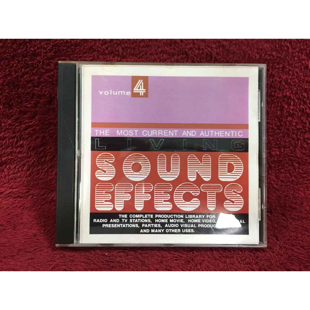 CD No Artist – Living Sound Effects Volume 4 สภาพตามรูปปก AA342-56