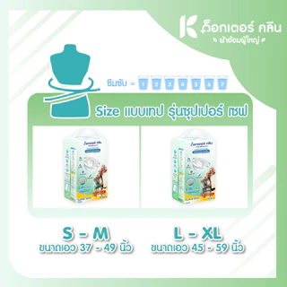 ผ้าอ้อมผู้ใหญ่ด็อกเตอร์คลีน รุ่นSUPER SAVE DR.KLEAN 4 แพ็ค 120 และ 136 ชิ้น