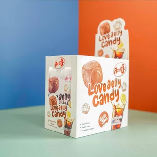 Love Jelly Candy(กรี๊ดกร๊าดแพ็คเก็จใหม่) ลูกอมเคี้ยวหนึบ
