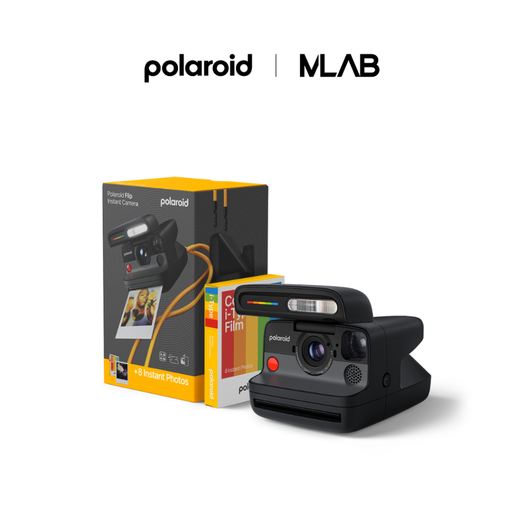 [Polaroid] Polaroid Flip กล้องโพลารอยด์ + ฟิล์มสี i-Type 8 ภาพ (Bundle Set)