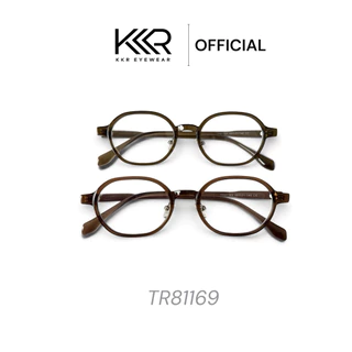 KKR EYEWEAR TR81169 น้ำหนักเบา คุณสมบัติกรองแสงสีฟ้า แสงUV สายตาปติ/ค่าสายตาตัดใหม่