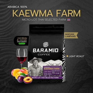 Baramio เมล็ดกาแฟคั่ว รุ่น Kaewma Farm (แก้วมาฟาร์ม) 200 g. (Arabica100%) Tastenote: Ripe fruit, Plum, Winey