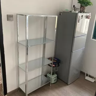 ชั้นวางของ Hillis 3 ชั้น 4 ชั้นชั้นวางของโลหะชั้นวางของที่ห้องนั่งเล่น