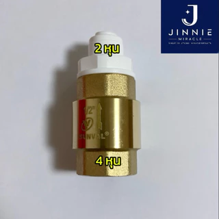วาล์วกันย้อน ต่อเครื่องชงกาแฟ สปริงเช็ควาล์ว ทองเหลือง check valve