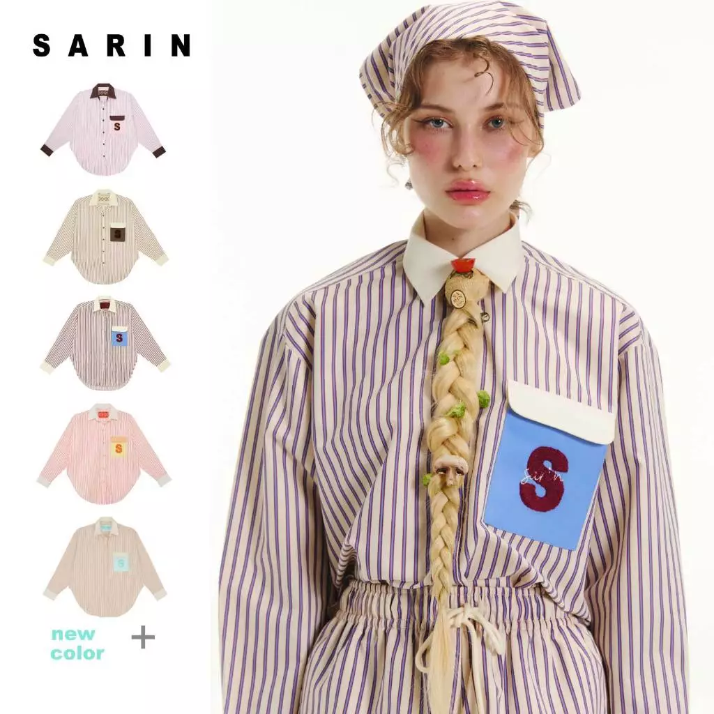 Sarin Puipui shirt 2 size เสื้อเชิ้ต ปุยปุย สีใหม่