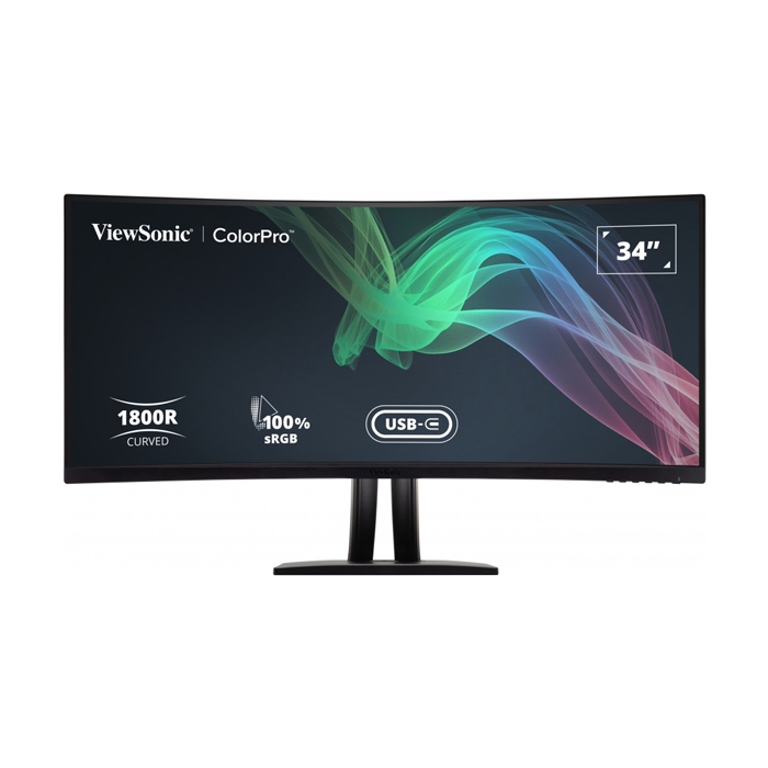 Monitor (จอมอนิเตอร์) ViewSonic VP3481a 34 inch ( Viewable) UWQHD+ Pantone validated 100% sRGB Curve