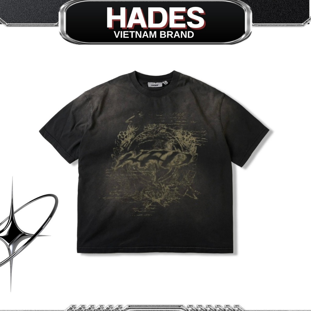 (พร้อมส่งทันที)🇻🇳Vietnam Brand | HADES LOST LETTER TEE (ของแท้100%)
