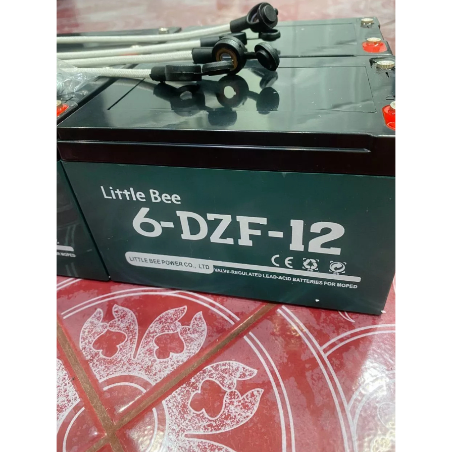 ✅รับประกัน 1 ปี✅ของแท้นำเข้า 4ก้อน แบต รถไฟฟ้า 12V12Ah Battery 6-DZF-12 แบตเตอรี่ battery