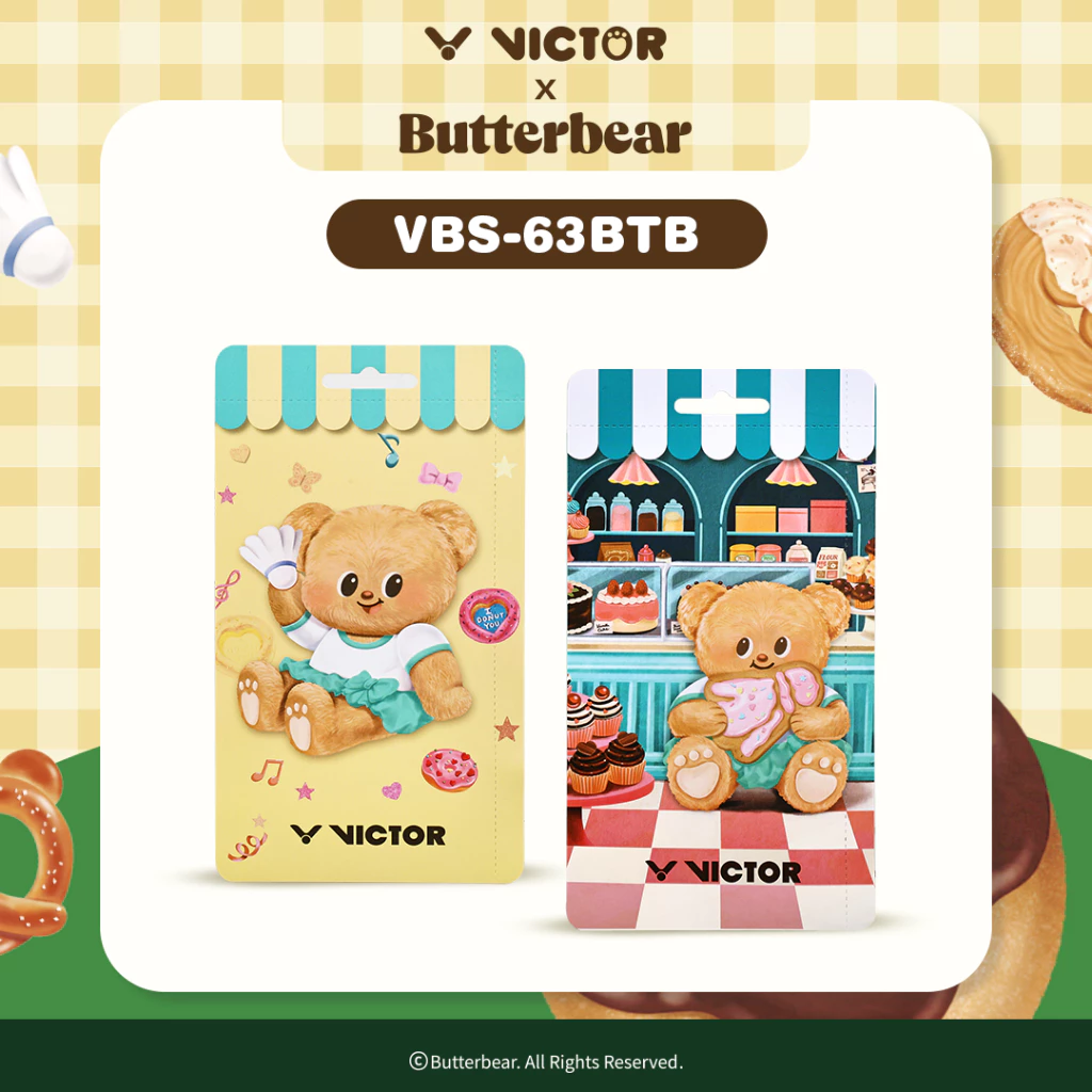 VICTOR X Butterbear เอ็นไม้แบดมินตัน รุ่น VBS-63BTB
