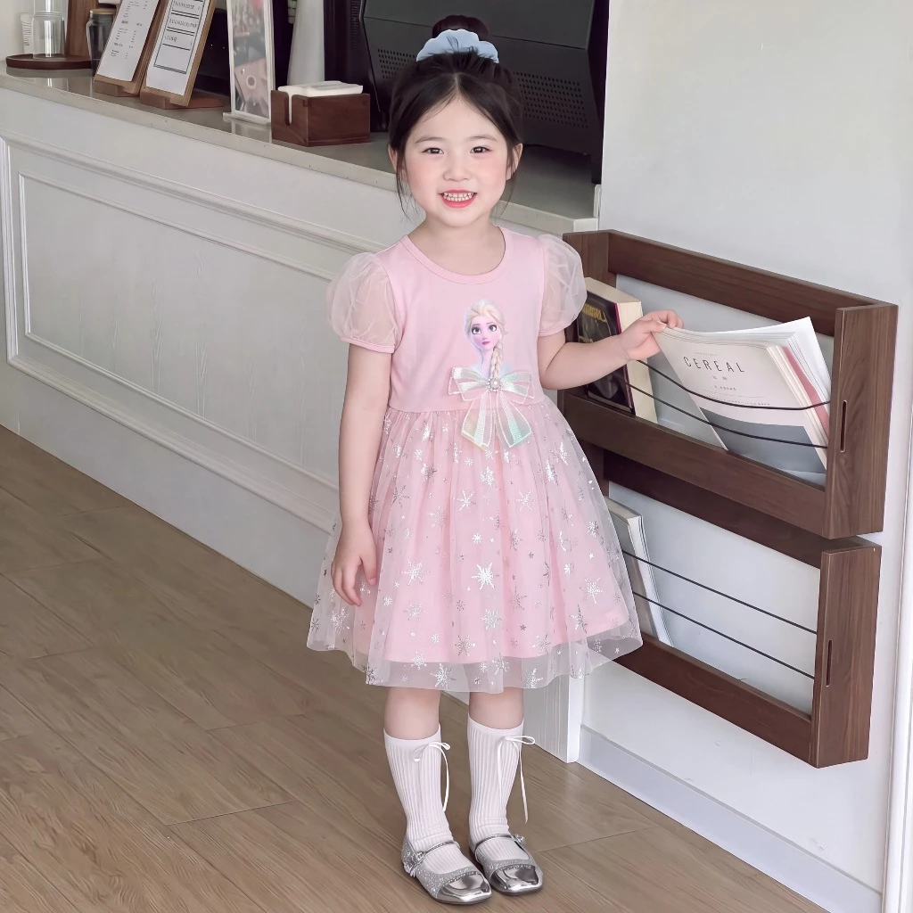 ใหม่ สาวชุดเจ้าหญิง ตาข่ายชุดเด็กผู้หญิง เสื้อผ้าเด็กผู้หญิง girl dress thumbnail 8