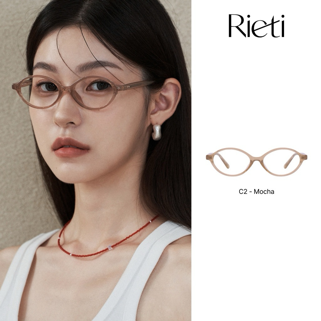New! แว่นกรองแสงสีฟ้า Reiti สี มอคค่า ถนอมสายตา เปลี่ยนเป็นเลนส์สายตาได้