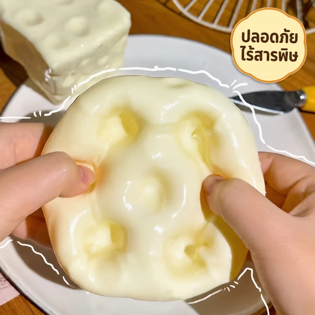 สกุชชี่ สโลว์ squishy สกุชชี่ซาลาเปา สกุชชี่ชีส นุ่มบีบจมคืนตัวช้า คลายเครียด เหมาะกับนักเรียนและวัยทำงาน พร้อมส่งในไทย