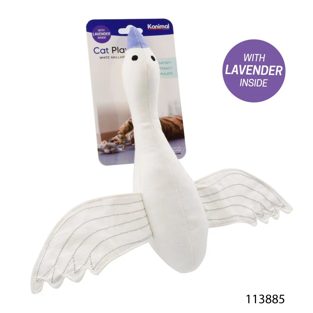 [ของแถม 1 แพ็ค ไม่ใช่สินค้าสำหรับจำหน่าย] Kanimal Cat Toy White Mallard Size L ของเล่นแมว เป็ดน้ำขาว 702-113885 thumbnail 5