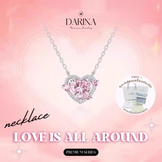 Love is all around Necklace สร้อยคอ Darina Jewelry DRN0038 ✨พร้อมกล่องเครื่องประดับ เขียนการ์ดได้