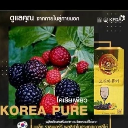 KOREA PURE ผลิตภัณฑ์เสริมอาหารโคเรียเพียว