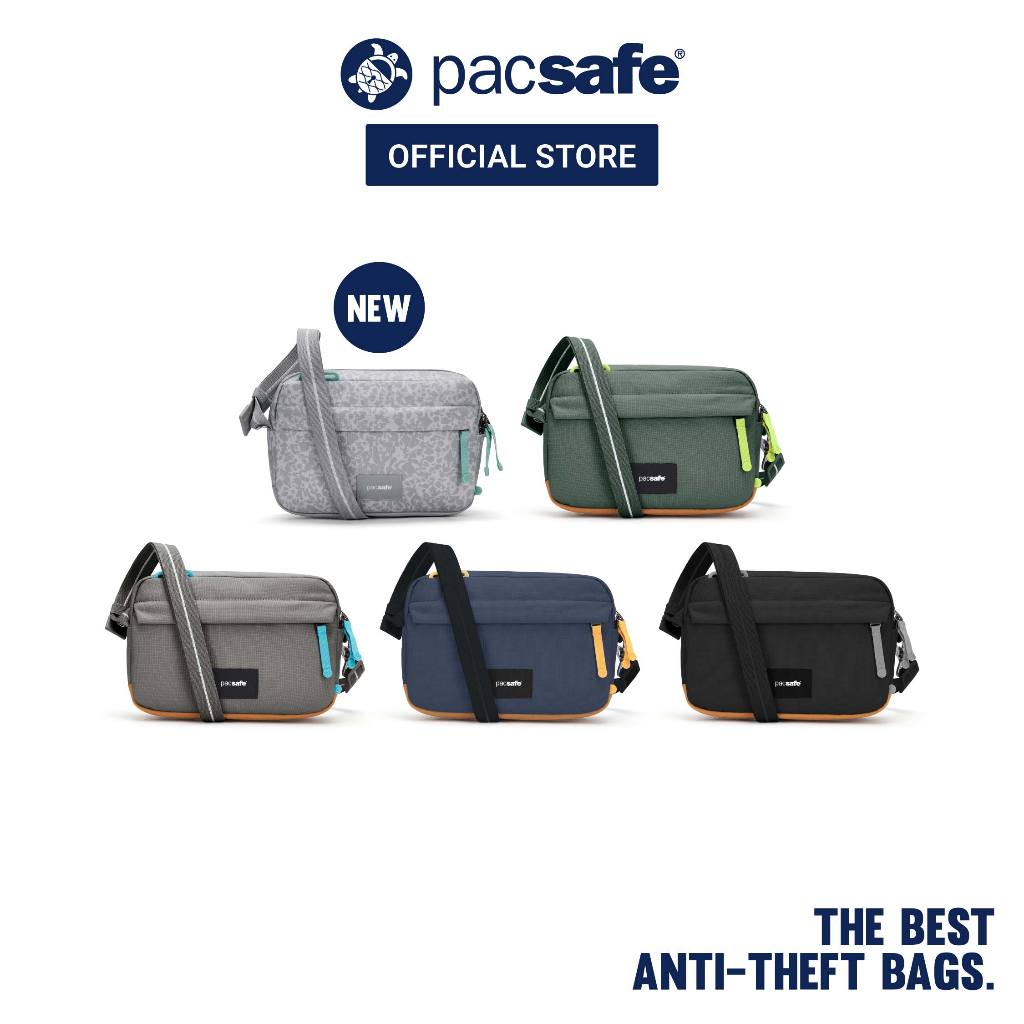 Pacsafe GO Anti-Theft Crossbody Bag กระเป๋ากันขโมย กระเป๋าสะพายข้าง สำหรับเดินทางและใช้งานทุกวัน | Fits 7" Tablet