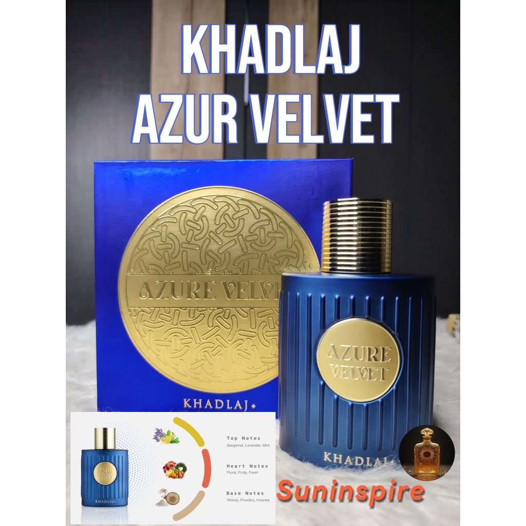 น้ำหอม​แบ่ง​ขาย​ Azure Velvet กลิ่นหรูหรา​ สุดแพง เท่ ห​ล่อ มีสเน่ห์​