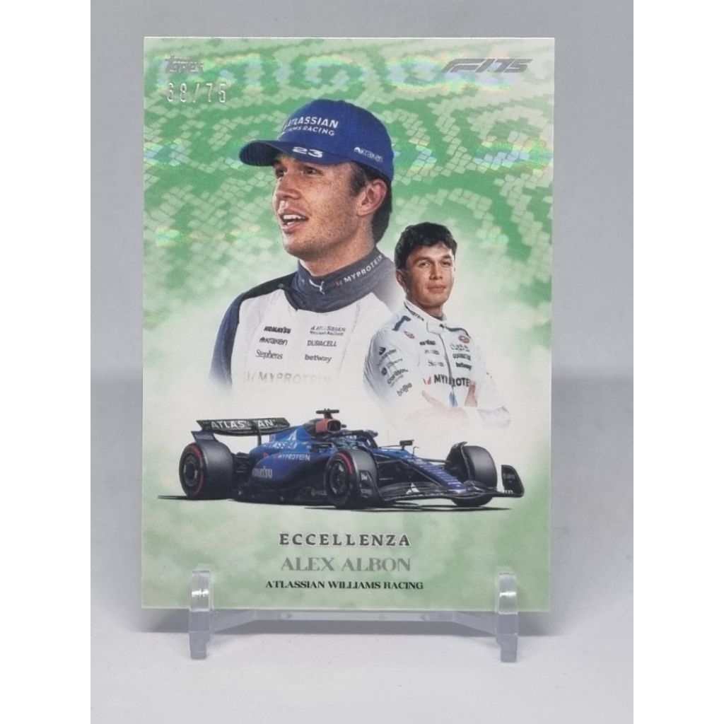 การ์ด F1 Topps Eccellenza F1 2025 Alex Albon Trionfo /75