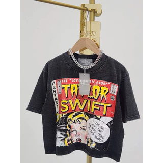เสื้อครอปผ้าฟอกวินเทจ รายวงเท่ๆ อก36-40 ยาว16 มีให้เลือกหลายรายนะคะ ผ้านิ่มใส่สบาย
